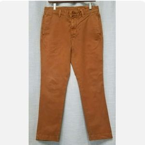 FOSSIL "Fletcher Modern Fit" Rust Casual Chino Pants Men’s SZ 30 x 30